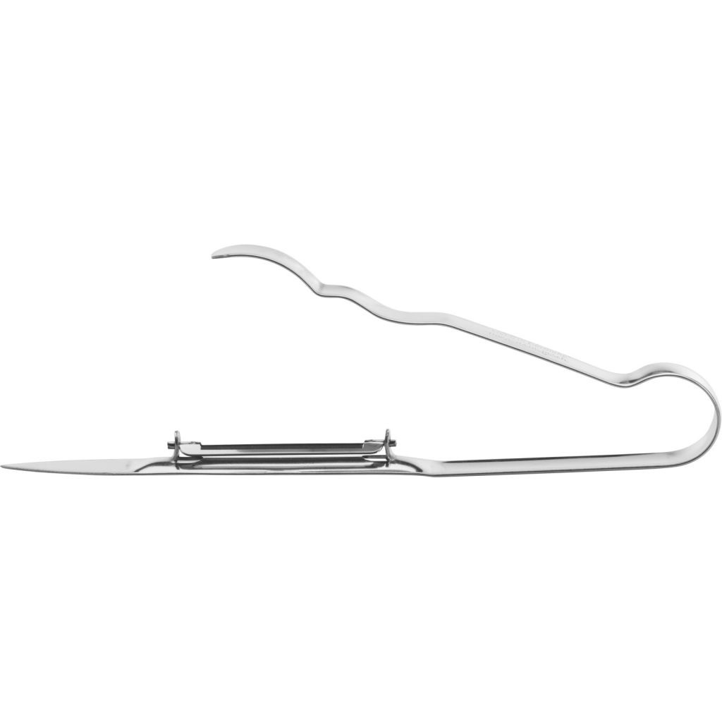 Westmark Pela-asparagi Monopol Edition in Acciaio Inox - Sbucciatore Speciale per Asparagi con Lama Mobile