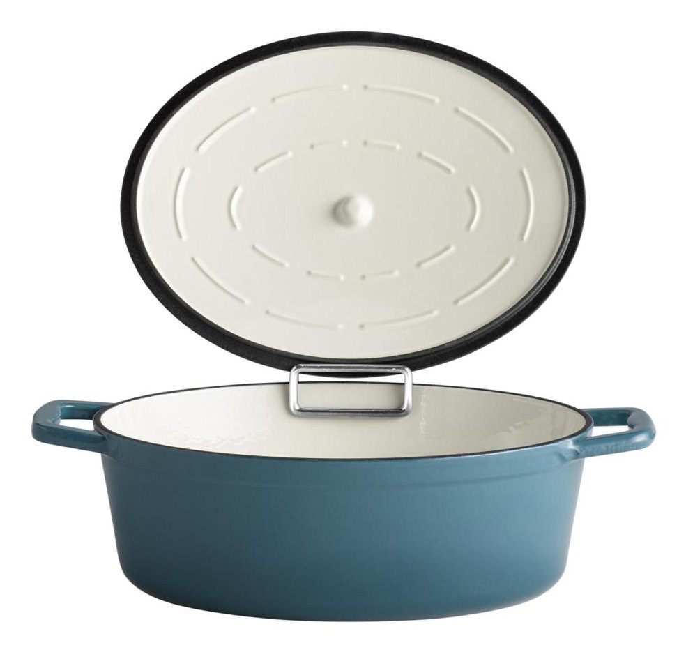 APS-Germany 88316 casseruola per arrosto 5 L Ghisa, Acciaio inox