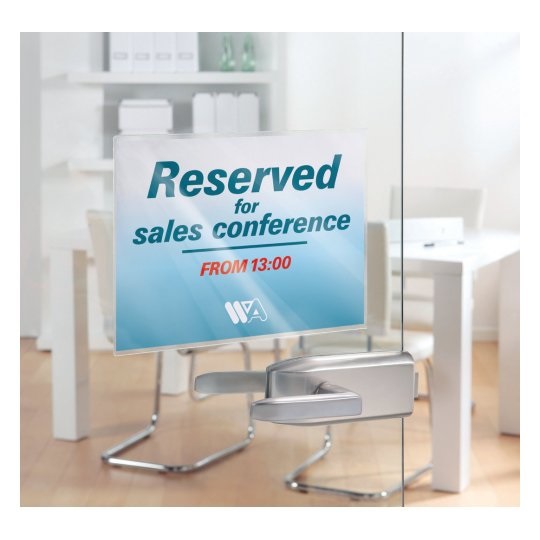 Avery L7083-10 Tasche Adesive Trasparenti per Fogli A4, 21 x 29,7 cm, Confezione da 10 Pezzi