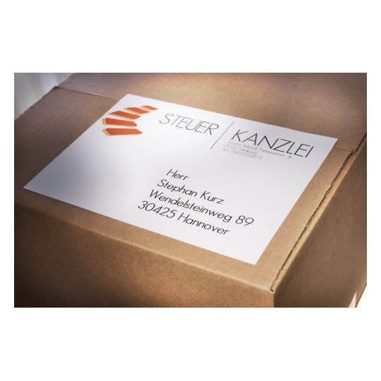 Avery 6135 Etichette Adesive Bianche A5 Rettangolo 200 pz - Carta Certificata FSC, Stampabili Laser e Inkjet