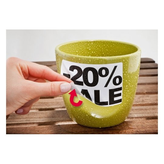 Avery L4773REV-20 Etichette Autoadesive Bianche Rettangolo con Angoli Arrotondati Rimovibili 63,5 x 33,9 mm - 480 pz