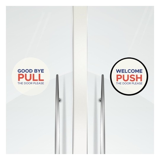 Avery Etichette Adesive per Finestre Ø200mm in Carta con Pellicola - Rimovibili, Finitura Opaca, Confezione da 10 Fogli