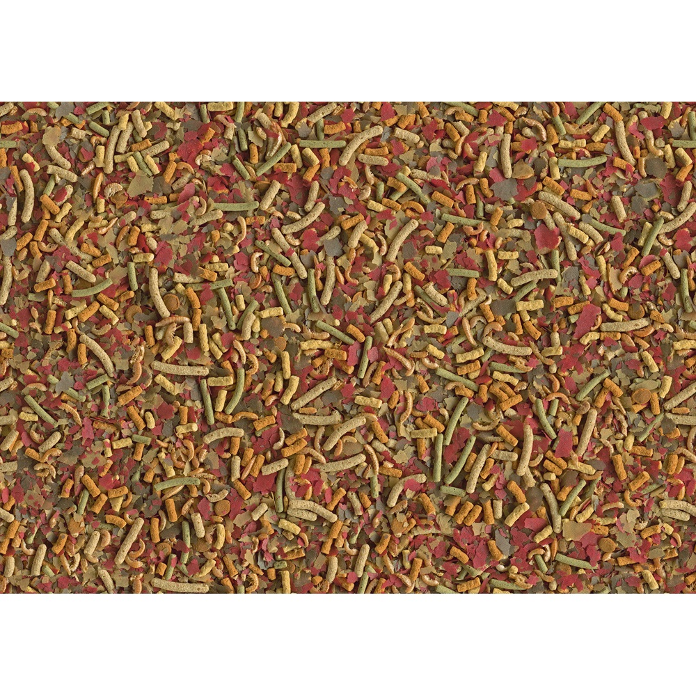 Tetra Pond Multi Mix 10L - Miscela Alimentare Completa per Pesci da Laghetto con Fiocchi, Stick Galleggianti e Gammarus