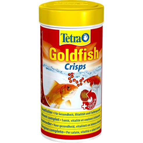 Tetra Goldfish Pro 250 ml - Mangime Premium Crisps per Pesci Rossi, Nutrizione Bilanciata e Processo a Bassa Temperatura