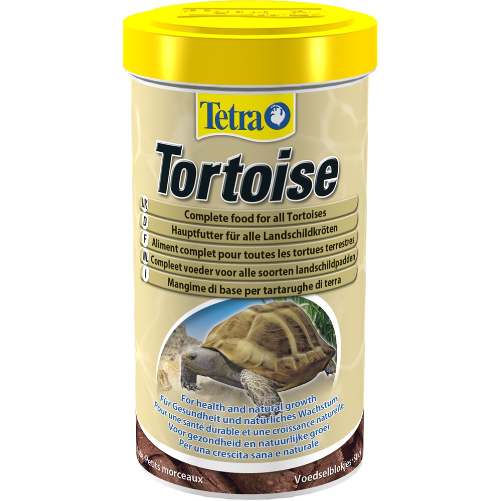 Tetra Tortoise 500 ml - Mangime di Base per Tartarughe di Terra con Fibre Essenziali e Complesso Multivitaminico
