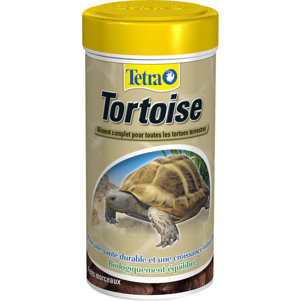Tetra Tortoise 1 L - Mangime di Base per Tartarughe di Terra con Fibre Essenziali e Complesso Multivitaminico