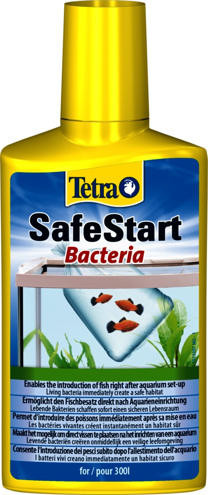 Tetra SafeStart 100 ml - Attivatore per Acquari, Consente di Introdurre i Pesci Immediatamente, Velocizza Stabilizzazione e Previene Picchi Tossici
