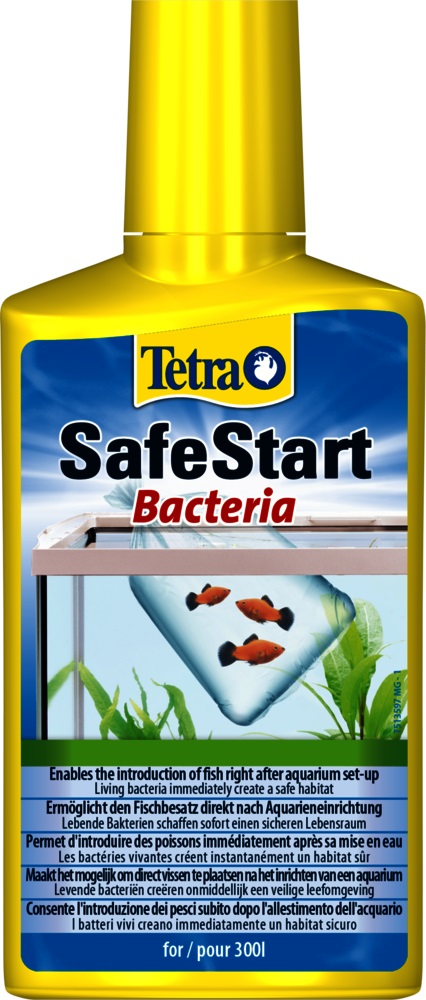Tetra SafeStart 100 ml - Attivatore per Acquari, Consente di Introdurre i Pesci Immediatamente, Velocizza Stabilizzazione e Previene Picchi Tossici