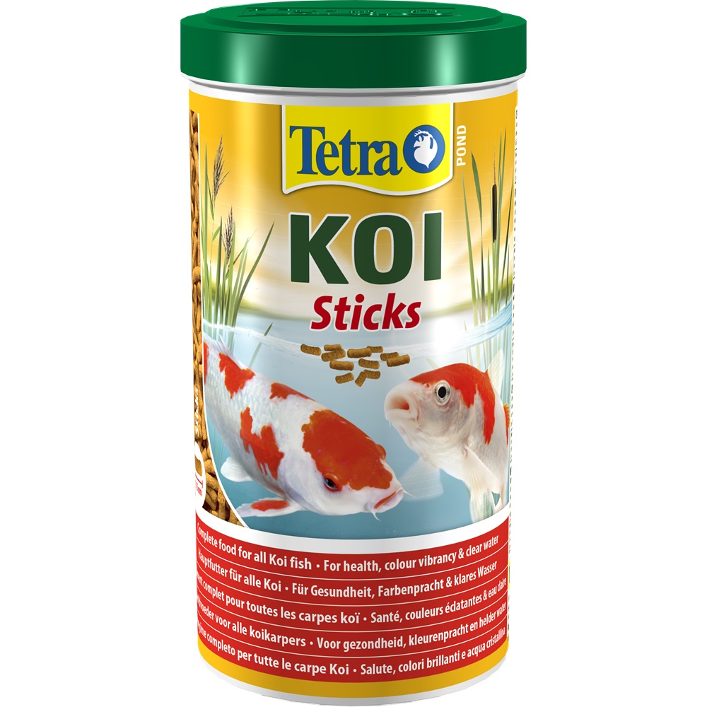 Tetra Pond Koi Sticks 4 L - Mangime Completo per Carpe Koi in Stick Galleggianti, 650 g