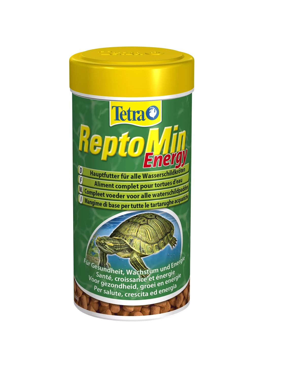 Tetra ReptoMin Energy 250 ml - Mangime energetico per tartarughe acquatiche con krill e gamberetti, ricco di omega-3