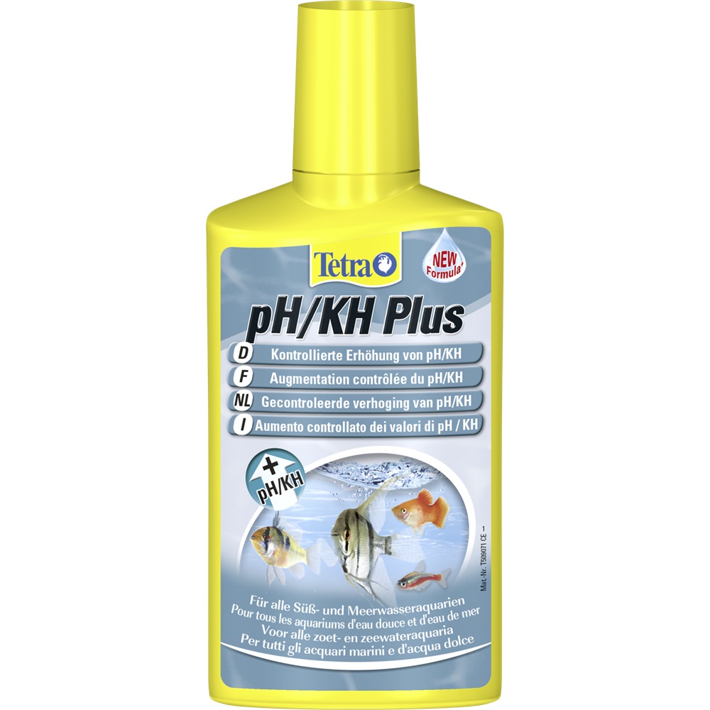Tetra pH/KH Plus 250 ml - Aumenta la Durezza Carbonatica (KH) per Acquari d'Acqua Dolce e Marina