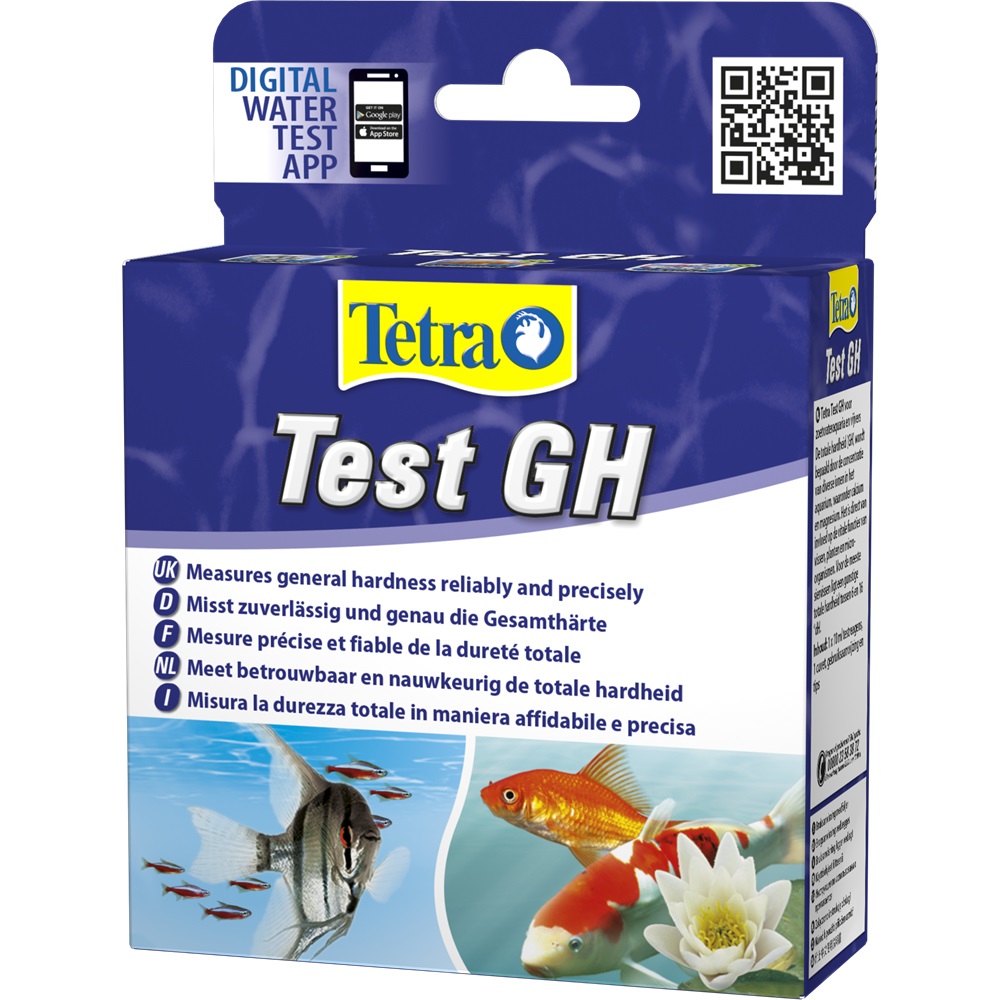 Tetra Test GH 10 ml - Misurazione della Durezza Totale per Acquari d'Acqua Dolce e Marina