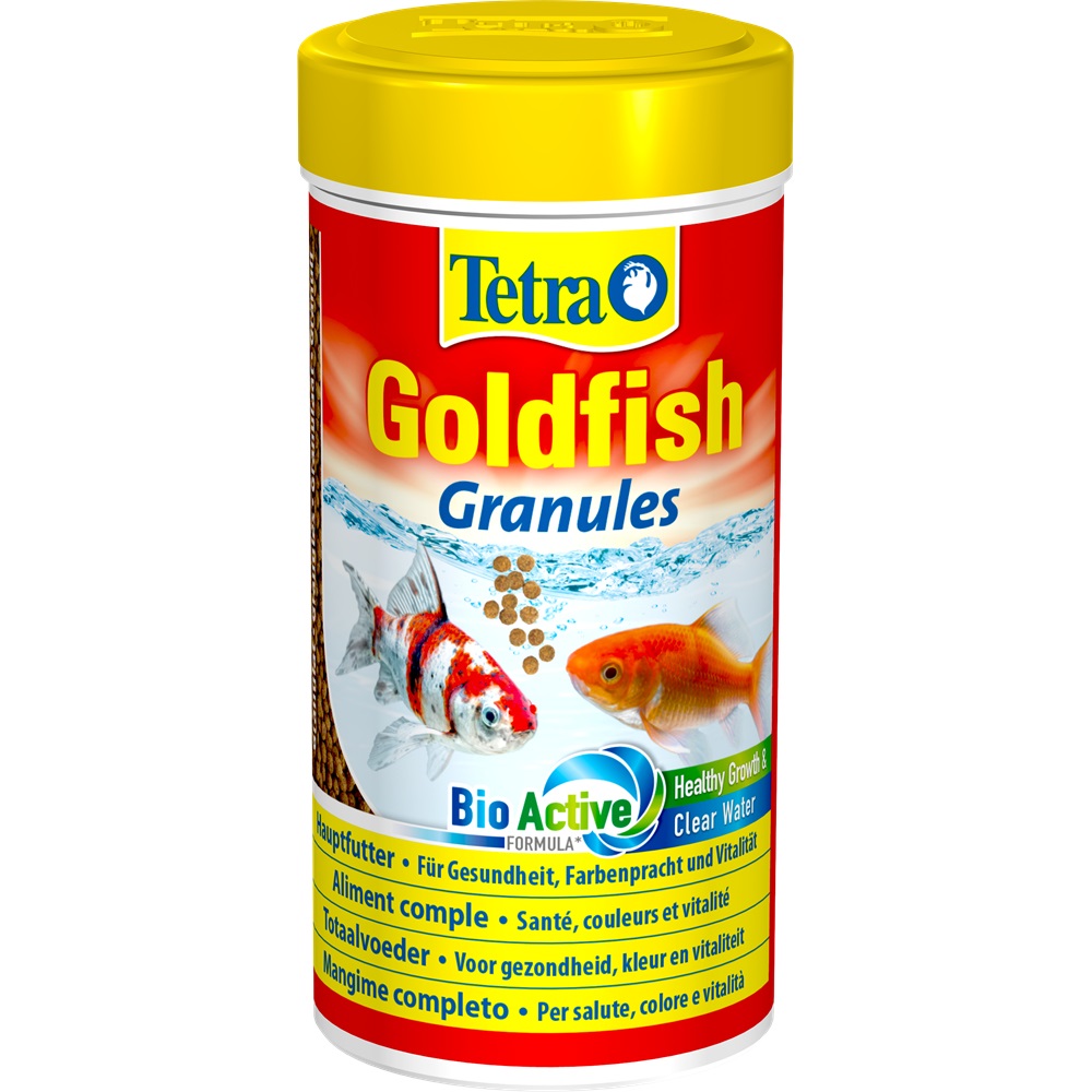 Tetra Goldfish Granules 250 ml - Mangime in Granuli Galleggianti per Pesci Rossi e Altri Pesci d'Acqua Fredda con Formula BioActive