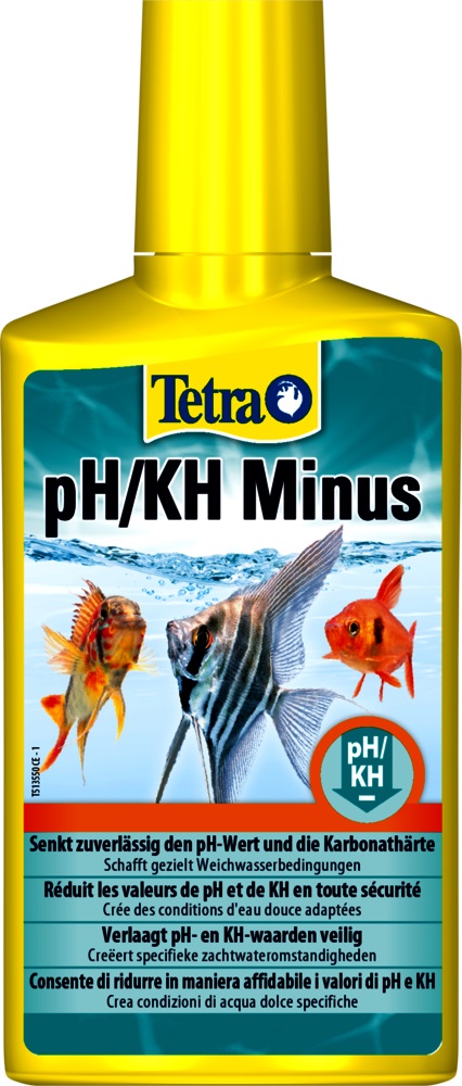 Tetra pH/KH Minus 250 ml - Riduzione del pH e della Durezza Carbonatica per Acquari di Acqua Dolce