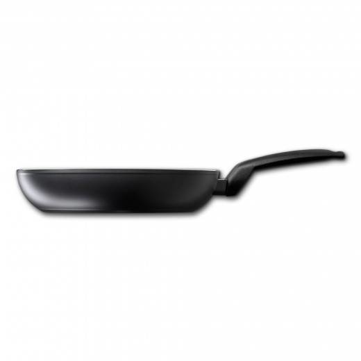 Silit Padella Messino Ø 28 cm - Alluminio con Rivestimento Antiaderente in Vetroceramica, Colore Nero