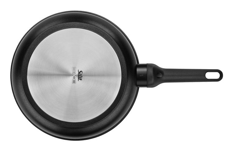 WMF Silit Merida Padella 28 cm in Alluminio Fuso Antiaderente, Colore Nero
