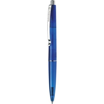 Schneider K 20 Icy Colours Penna a sfera a scatto Blu Trasparente, Tratto Medio (M), Ricaricabile, 20 pz