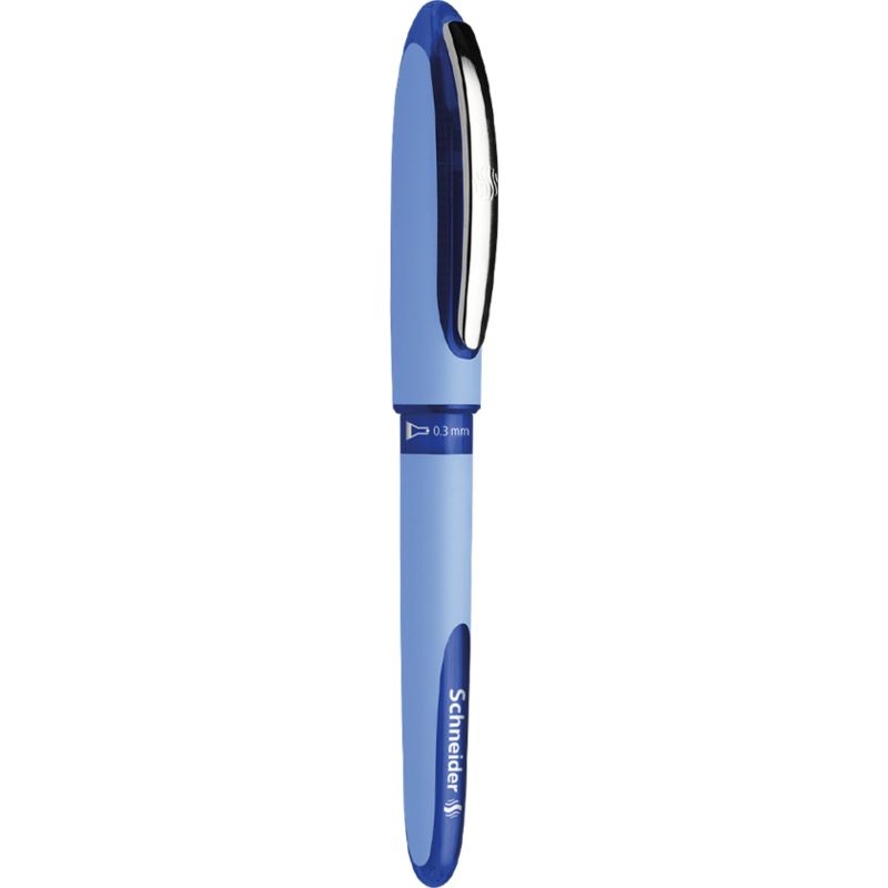 Schneider One Hybrid N Penna Roller 0.3 mm Punta ad Ago Blu - Set di 3 o 5 Pezzi Disponibili