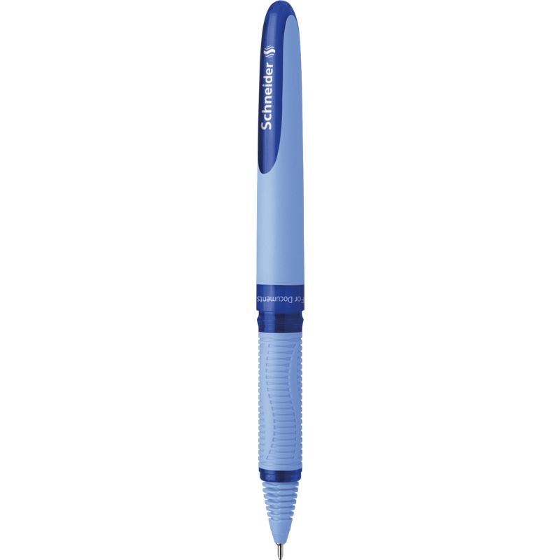 Schneider One Hybrid N Penna Roller 0.5 mm Punta ad Ago Blu - Sistema Super-Flow