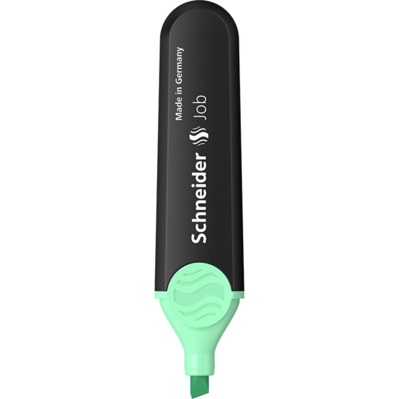 Schneider Evidenziatore Job PPL Verde Pastello Punta 1,5 mm - Confezione da 10 Pezzi