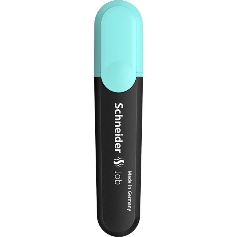 Schneider Evidenziatore Job PPL - Azzurro Pastello - Punta 1,5 mm - Confezione da 10 pezzi