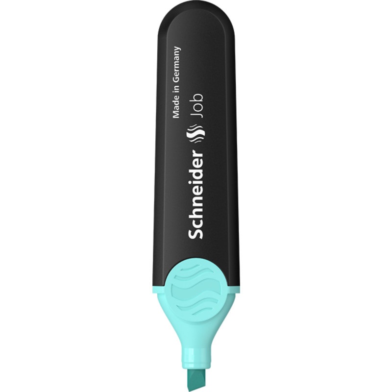 Schneider Evidenziatore Job PPL - Azzurro Pastello - Punta 1,5 mm - Confezione da 10 pezzi
