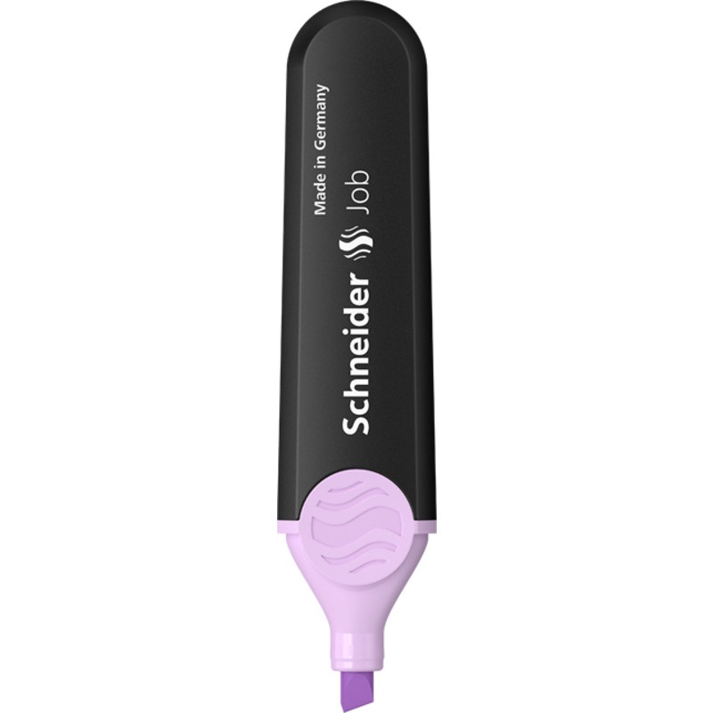 Schneider Evidenziatore Job PPL - Rosso Pastello - Punta 1.5 mm - Fusto in Polipropilene - Conf. 10 Pezzi