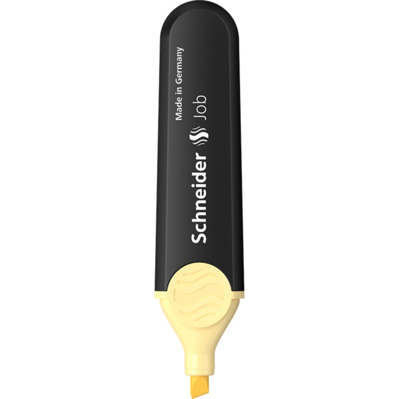 Schneider Evidenziatore Job PPL Giallo Pastello Punta 1-5 mm - Confezione da 10 Pezzi
