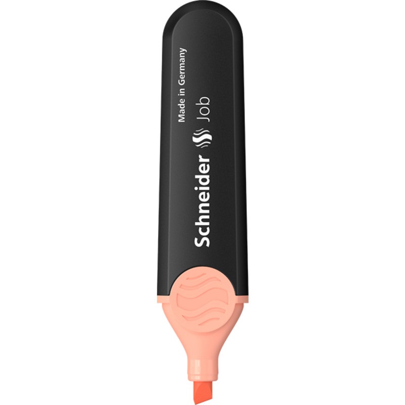 Schneider Evidenziatore Job PPL - Punta 1,5 mm - Arancio Pastello - Conf. 10 Pezzi