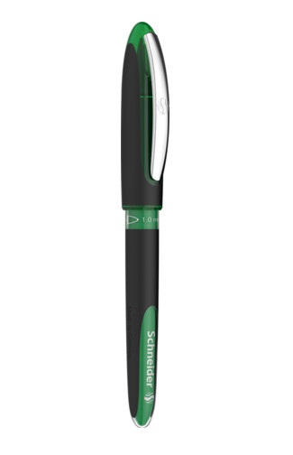 Schneider 95120 Roller One Sign Penna a sfera Verde Punta Ultra-Smooth 1.0mm Indelebile
