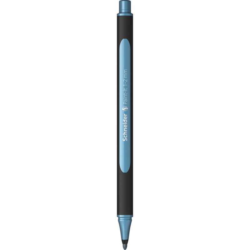 SCHNEIDER Pennarello Metallic Liner 020 Azzurro 1,2 mm - Confezione da 10 pz. per Scrittura e Decorazioni