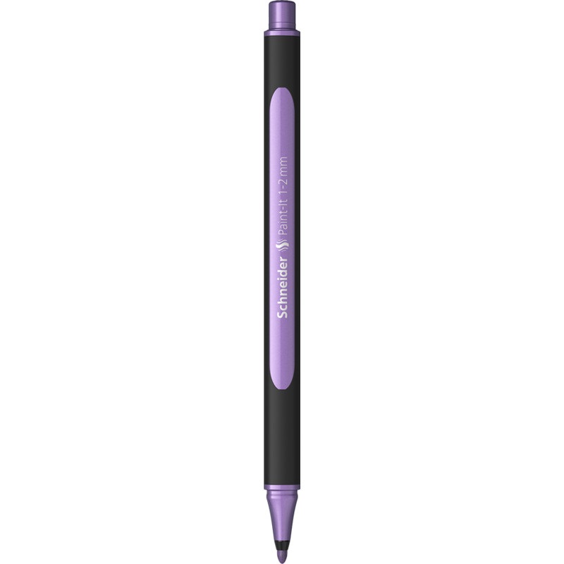 Schneider Pennarello Metallic Liner 020 - Punta 1,2 mm Viola - Confezione da 10 pz