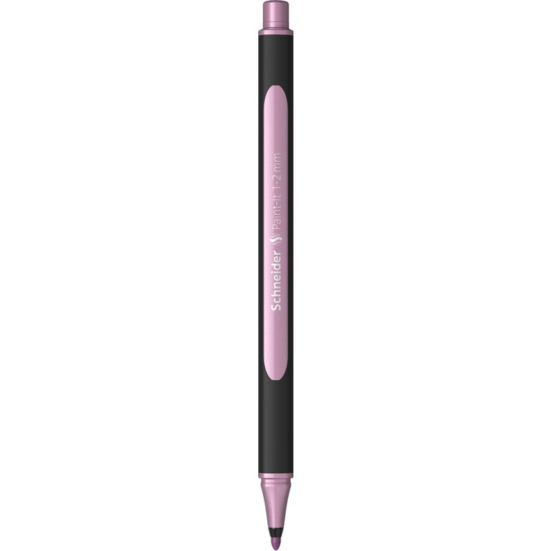 Schneider Pennarello Metallic Liner Rosa 1,2 mm - Conf. 10 pz. per Scrittura e Decorazioni