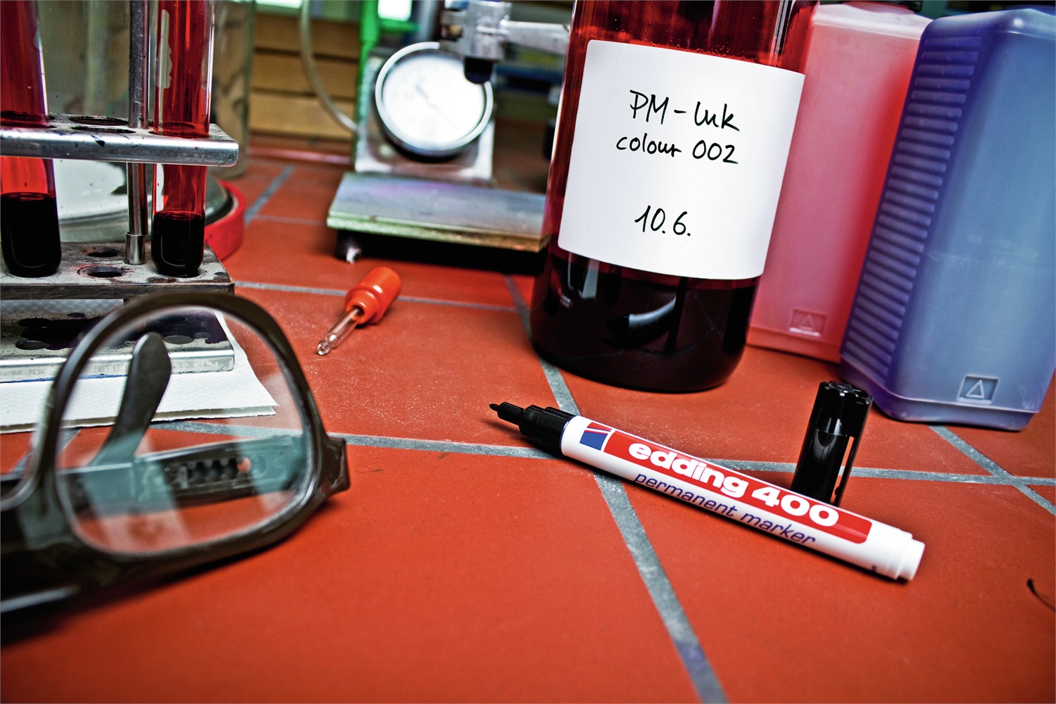 Edding 400 Marcatore Permanente Nero Punta Conica 1 mm - Conf. 10 Pezzi