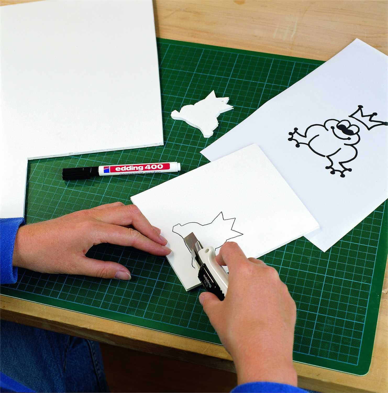 Edding 400 Marcatore Permanente Rosso Punta Conica 1 mm - Conf. 10 Pezzi