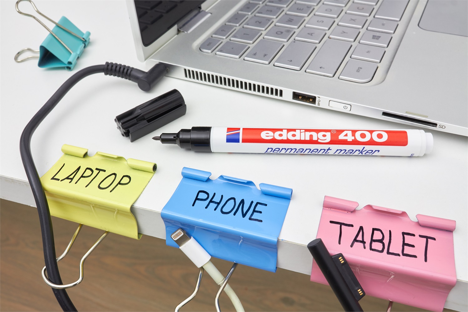 Edding 400 Marcatore Permanente Rosso Punta Conica 1 mm - Conf. 10 Pezzi