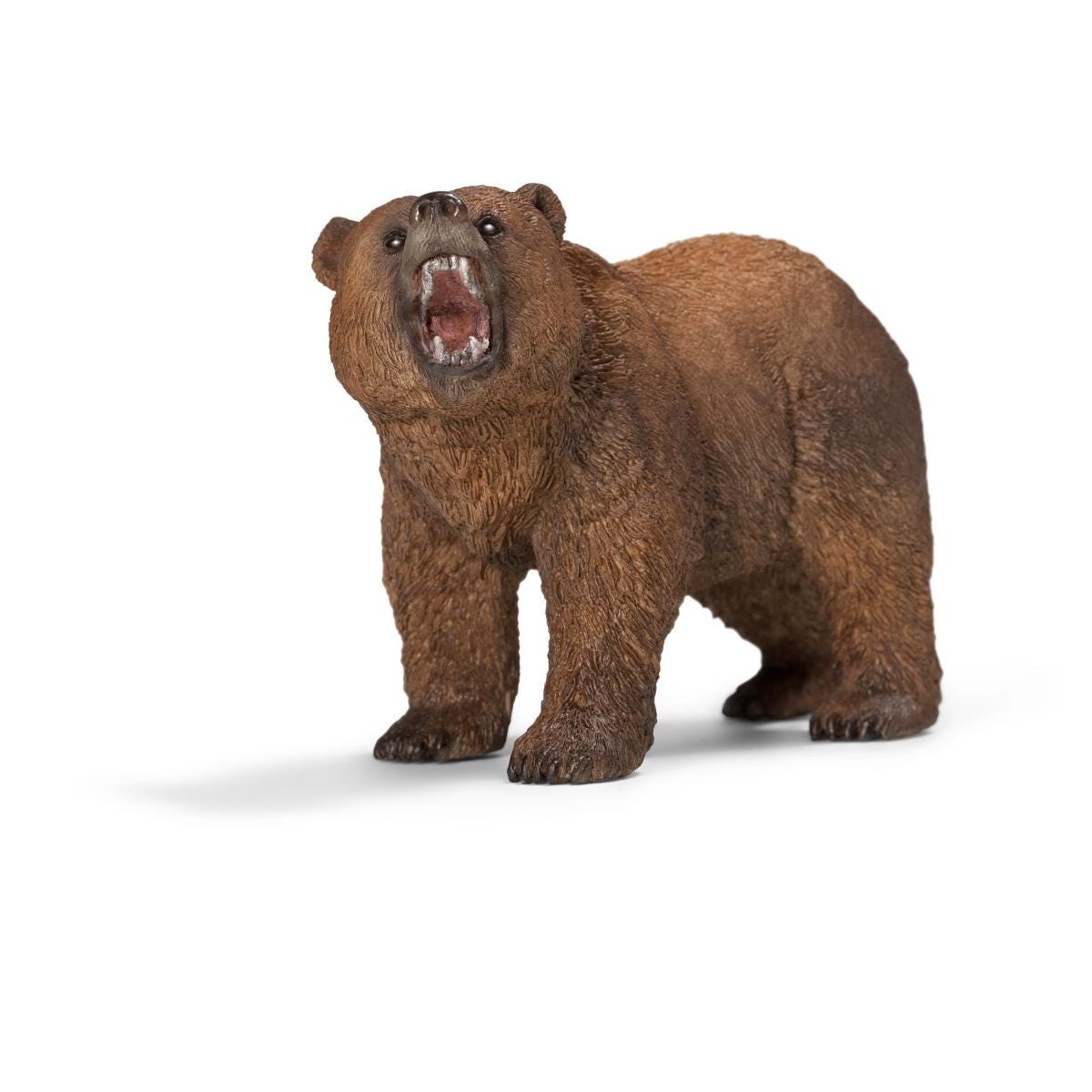 Schleich Orso Grizzly 14685 - Action Figure Dipinta a Mano, Educativa e Ispirata all'Immaginazione