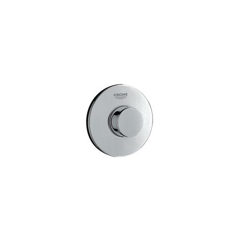 Grohe 37060000 Placca di comando per WC con azionamento pneumatico, rivestimento in cromo e tubo flessibile incluso