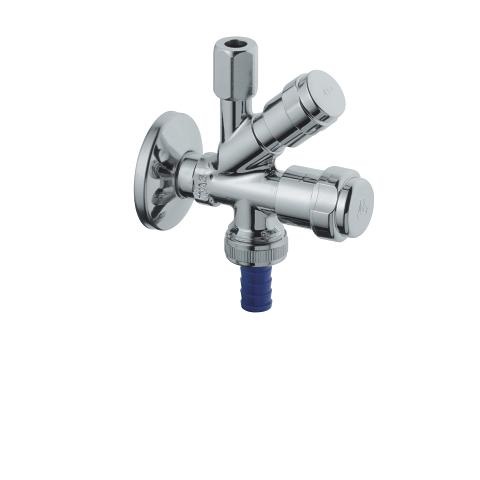 Grohe 41073000 Rubinetto da Bagno Chiave Multipla 1/2 Cromato con Finitura StarLight, Dimensioni 27 x 25,5 x 18,5 cm