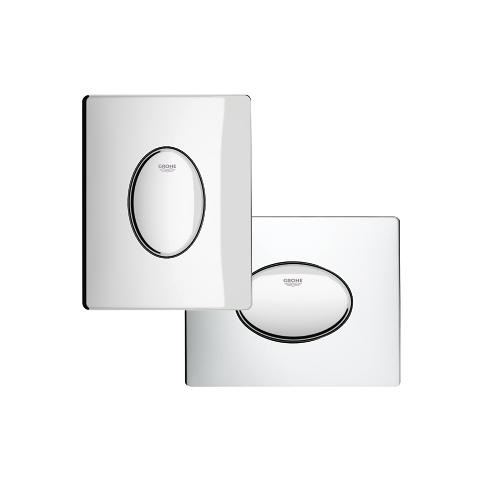 GROHE Skate Air 38564000 - Piastra di Azionamento WC, Mono Scarico, Cromo, Installazione Verticale, Dimensioni 156 x 197 mm