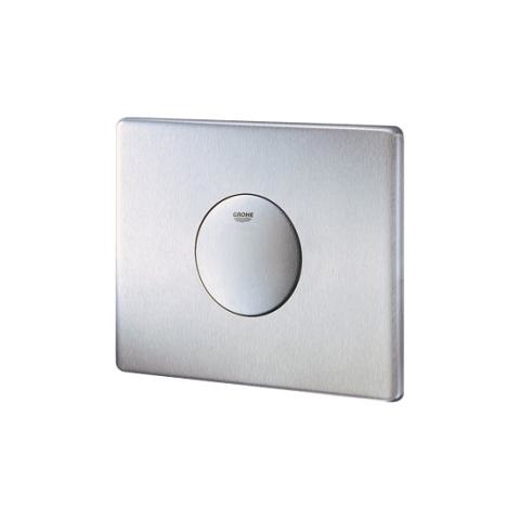 GROHE 38672SD0 Skate Piastra di Azionamento per WC, Doppio Scarico, Acciaio Inox Satinato