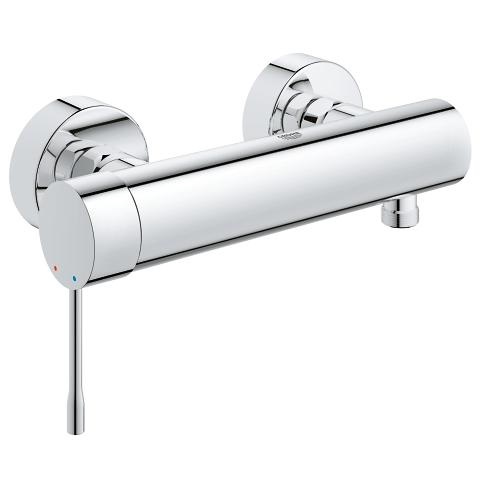 Grohe Essence Miscelatore Monocomando per Doccia Cromo Lucido 33636001 - Cartuccia Ceramica 35 mm, Installazione a Parete, Resistente al Calcare