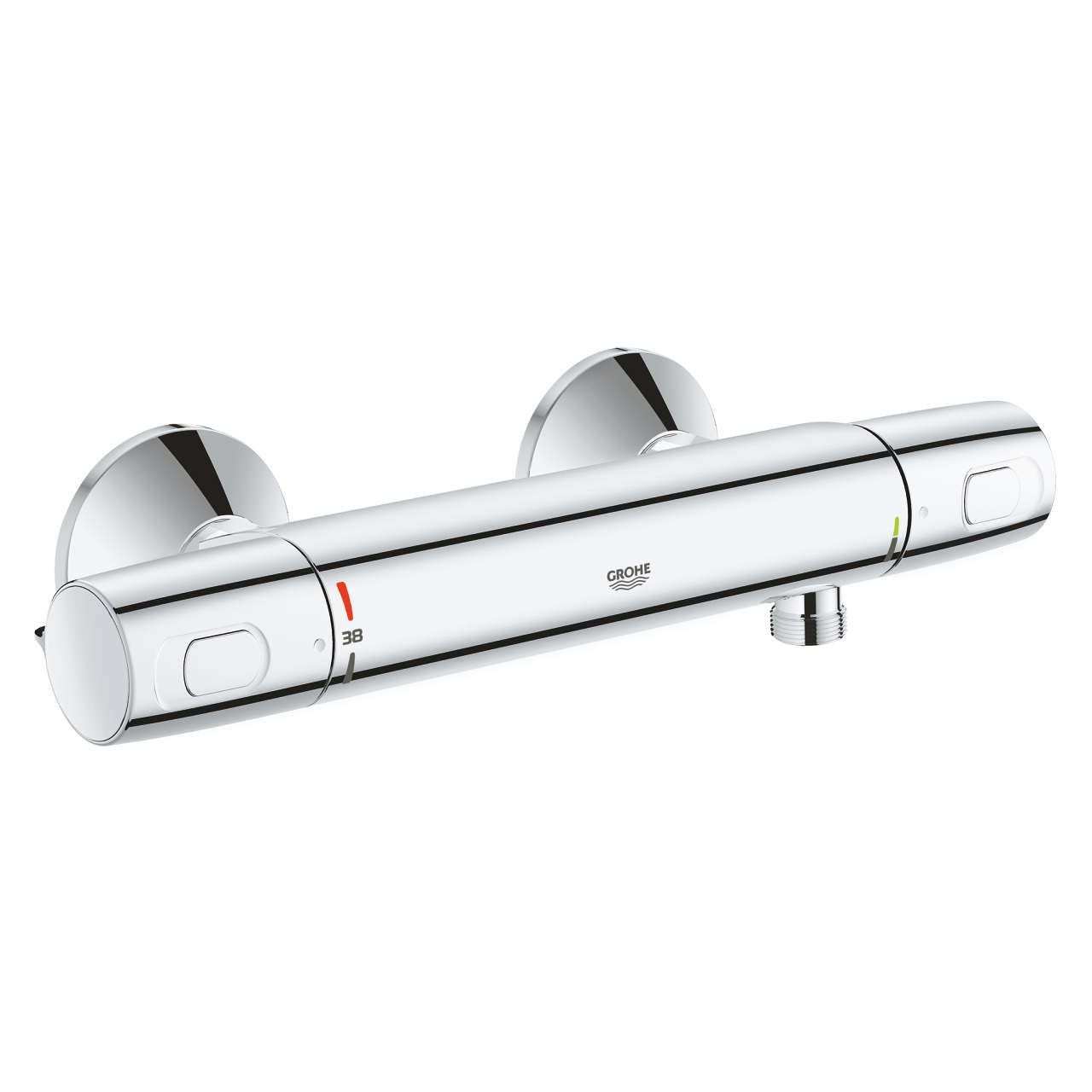 GROHE Precision Trend Miscelatore Termostatico per Doccia Cromo - Sistema Antiscottature CoolTouch, Tecnologia Water Saving, Cod. 34229002