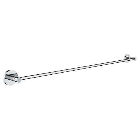 Grohe Essentials Porta Asciugamani da Parete, 800 mm, Cromo, Fissaggio Nascosto in Metallo