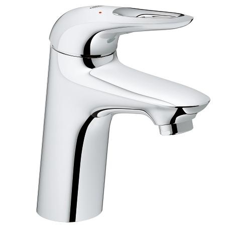 GROHE Eurostyle New Miscelatore Monocomando per Lavabo Cromo Taglia S - Cartuccia Ceramica 35 mm, Risparmio Acqua e Limitazione Temperatura