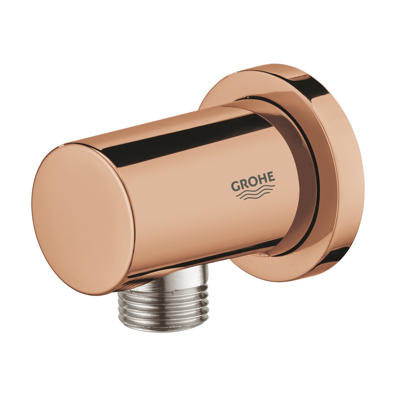 GROHE Rainshower Presa d'Acqua 27057DA0 Warm Sunset con Filettatura Maschio e Sicurezza Intrinseca contro il Reflusso