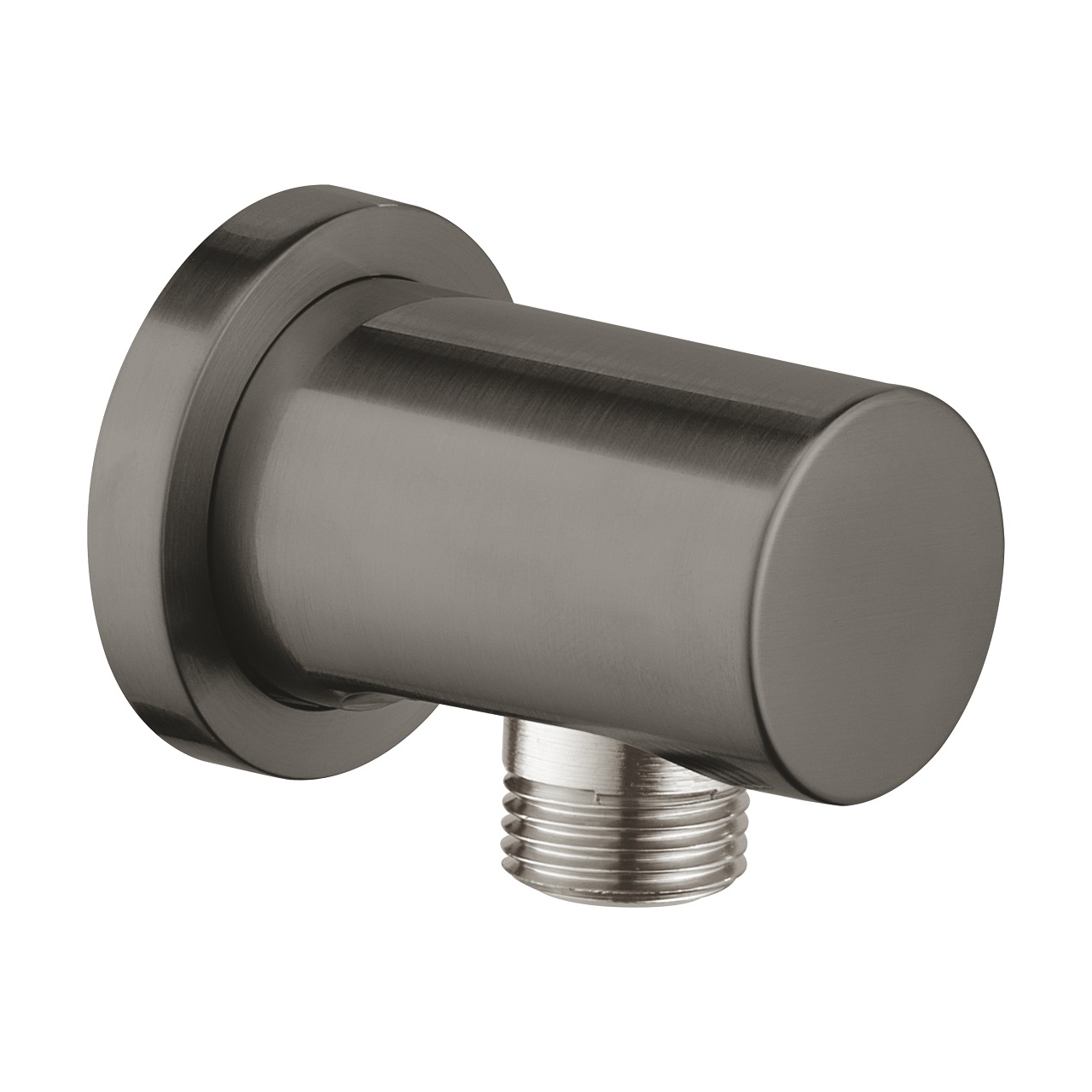 Grohe Rainshower Raccordo Erogatore per Doccia - Grafite Spazzolata, Modello 27057AL0, Compatibile con Flessibili Standard