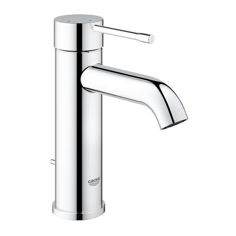 Grohe 23591001 Miscelatore Monocomando per Lavabo A Risparmio Energetico, Taglia S, Cromo, Scarico a Saltarello, Bocca Regolabile, SilkMove ES