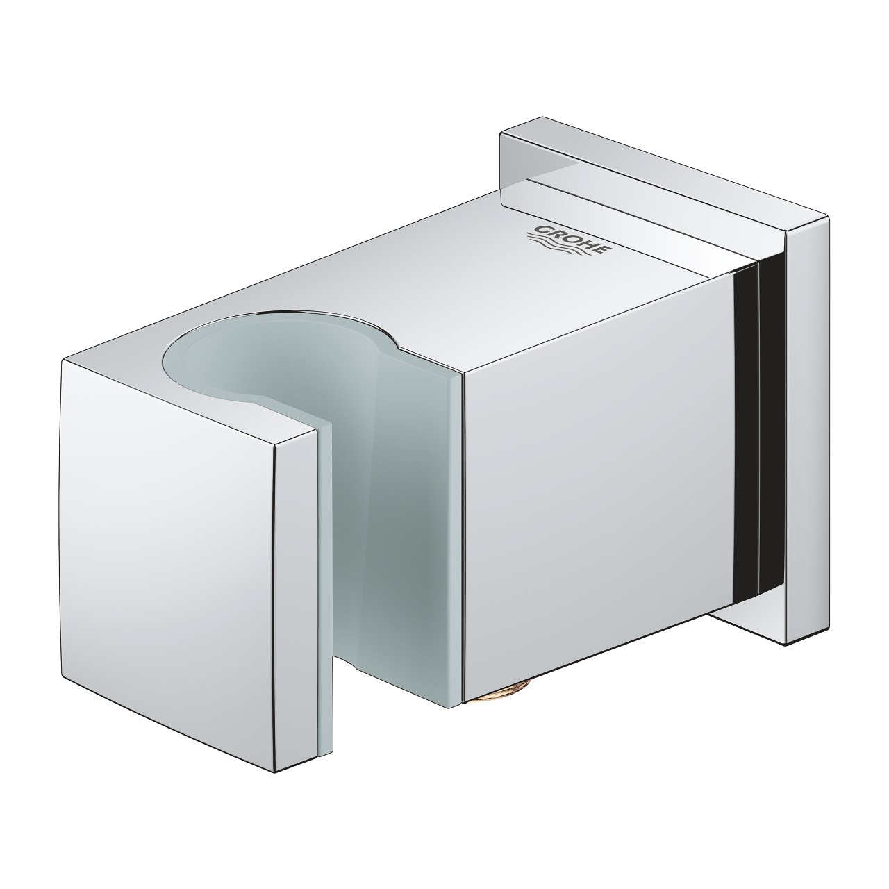 Grohe Euphoria Cube - Supporto Doccetta con Attacco per Tubo Flessibile, Cromo, Cod. 26370000