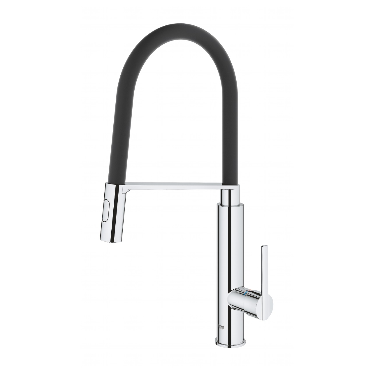 GROHE Feel Rubinetto da Cucina Cromo con Doccetta Estraibile e Bocca Girevole a 360°